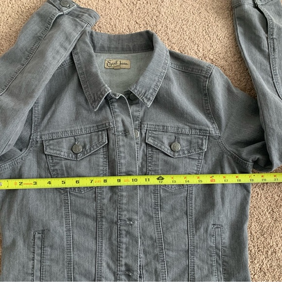 Earl Jeans Gray Denim Jacket - Size Medium - Picture 9 of 9